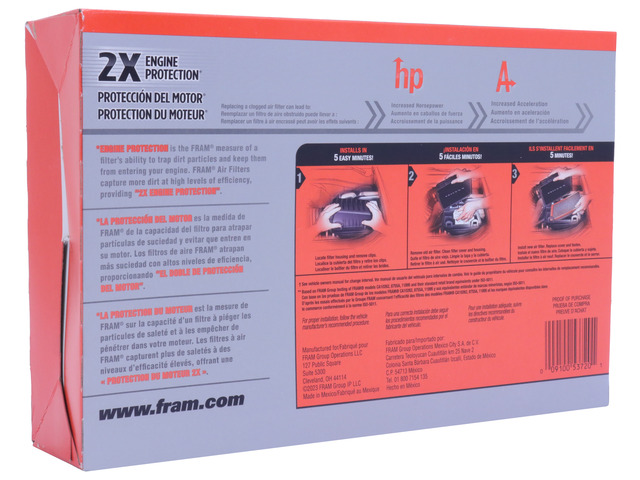 FRAM Extra Guard® Air Filter