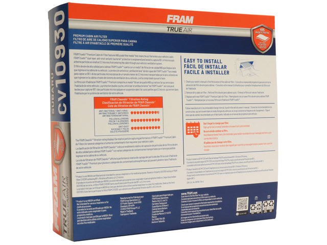 FRAM TrueAir™ Cabin Air Filter