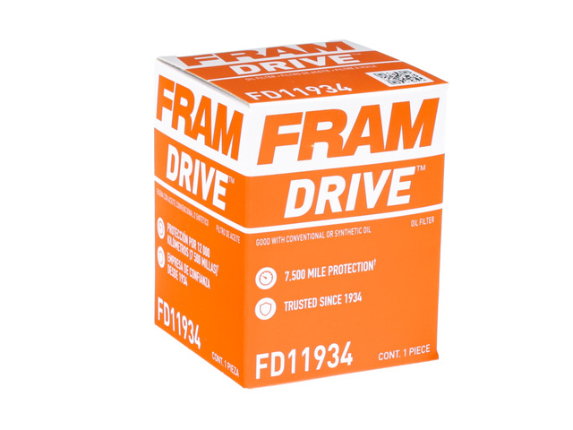 FRAM Drive™ Oil Filter 1 FRAM Drive™ Oil Filter