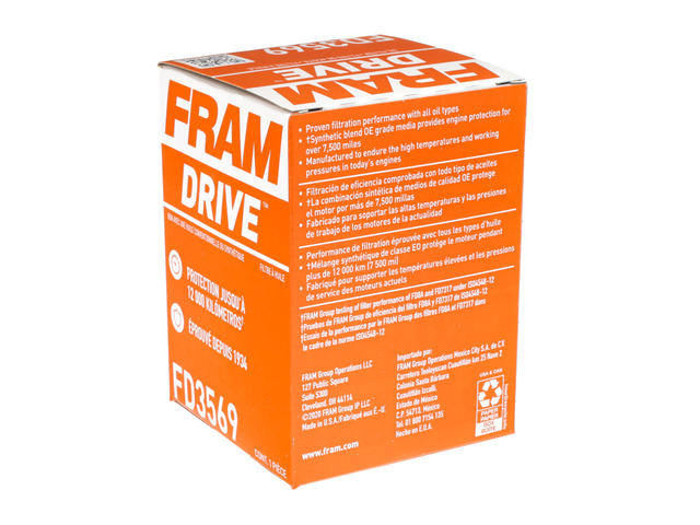 FRAM Drive™ Oil Filter 161 FRAM Drive™ Oil Filter