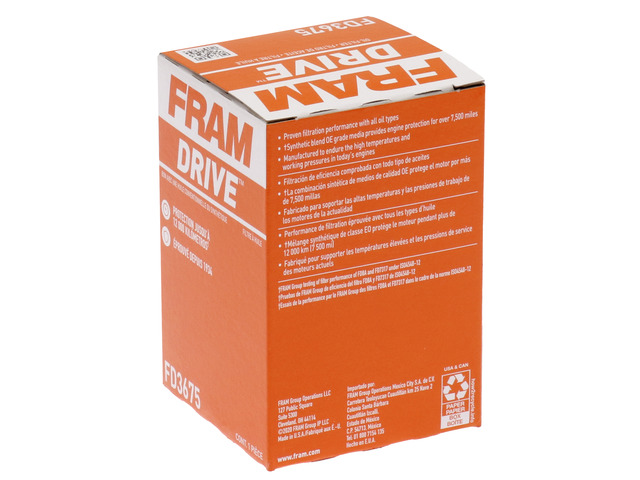 FRAM Drive™ Oil Filter 157 FRAM Drive™ Oil Filter