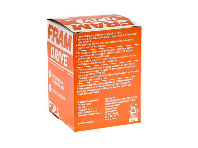 FRAM Drive™ Oil Filter 74 FRAM Drive™ Oil Filter