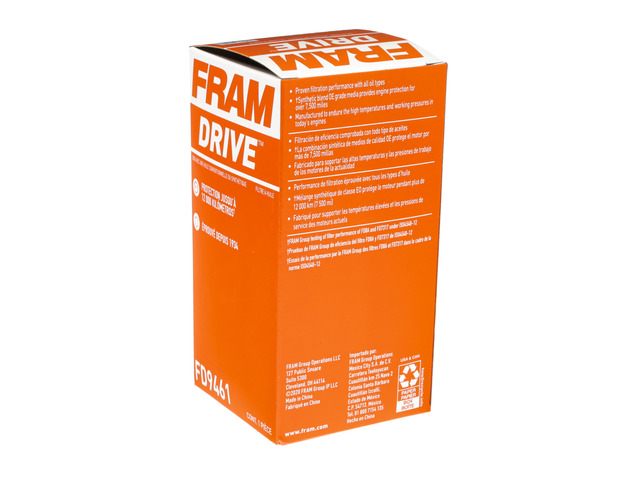 FRAM Drive™ Oil Filter 67 FRAM Drive™ Oil Filter