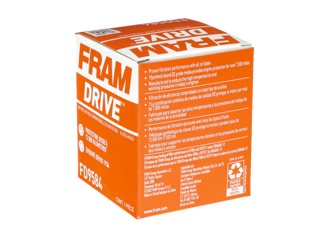 FRAM Drive™ Oil Filter 58 FRAM Drive™ Oil Filter