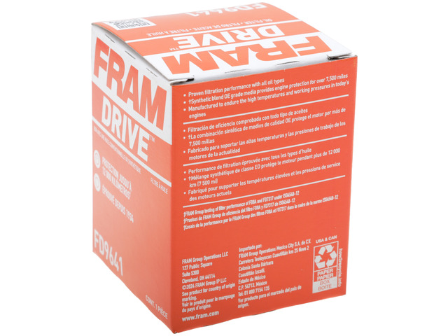 FRAM Drive™ Oil Filter 53 FRAM Drive™ Oil Filter