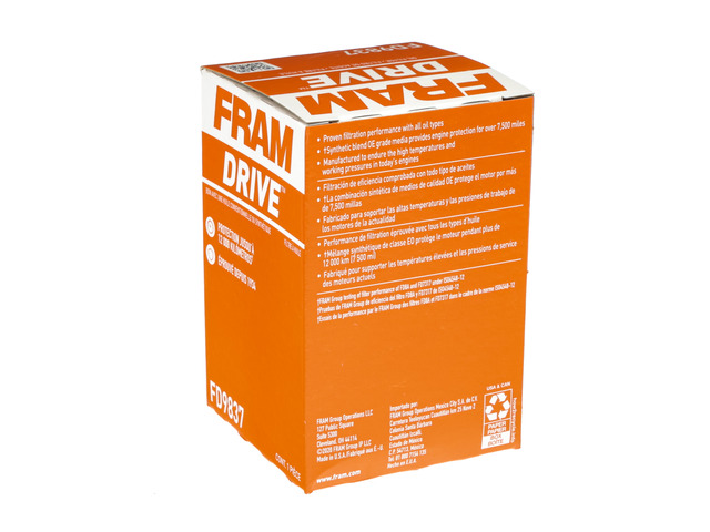FRAM Drive™ Oil Filter 39 FRAM Drive™ Oil Filter