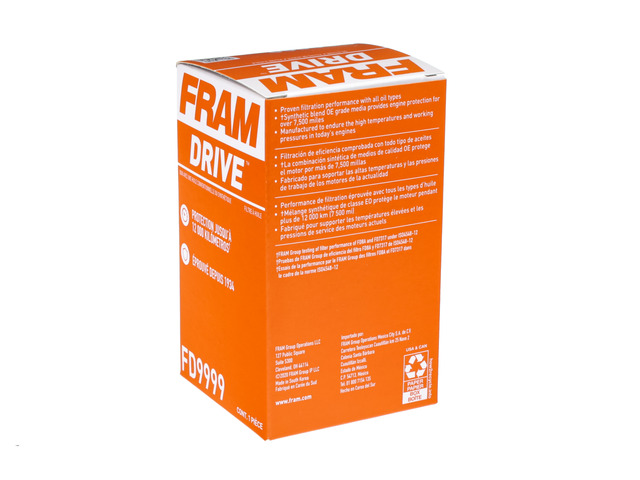 FRAM Drive™ Oil Filter 25 FRAM Drive™ Oil Filter