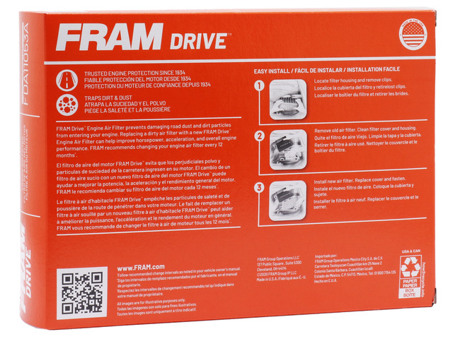 FRAM Drive™ Air Filter