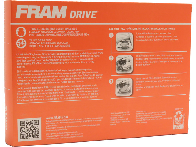 FRAM Drive™ Air Filter