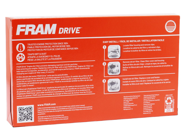FRAM Drive™ Air Filter