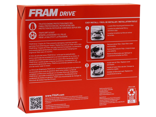 FRAM Drive™ Air Filter