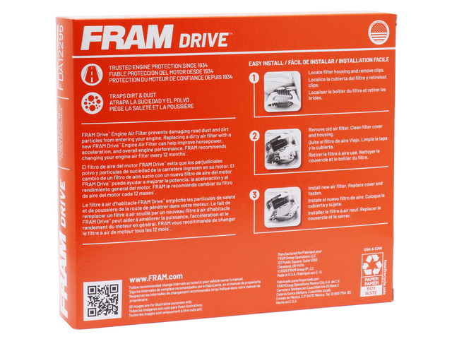 FRAM Drive™ Air Filter