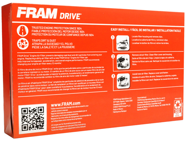 FRAM Drive™ Air Filter