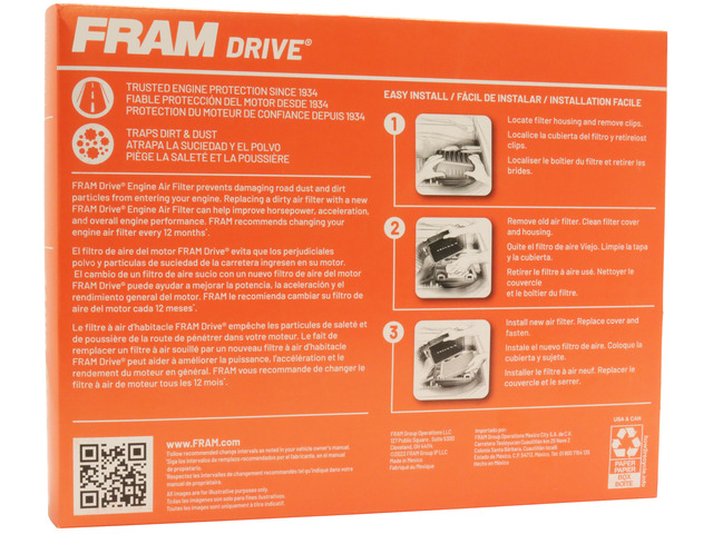 FRAM Drive™ Air Filter