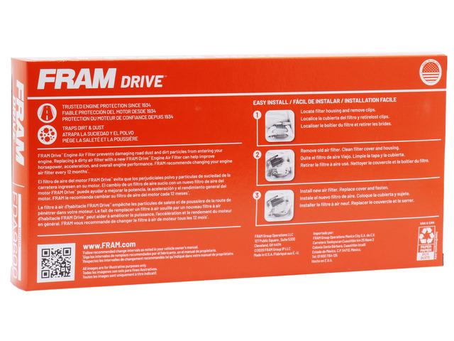 FRAM Drive™ Air Filter