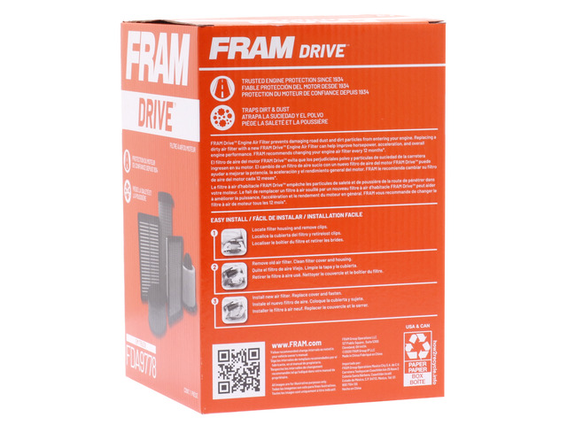 FRAM Drive™ Air Filter
