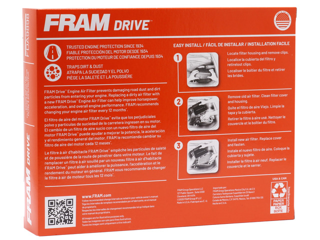 FRAM Drive™ Air Filter