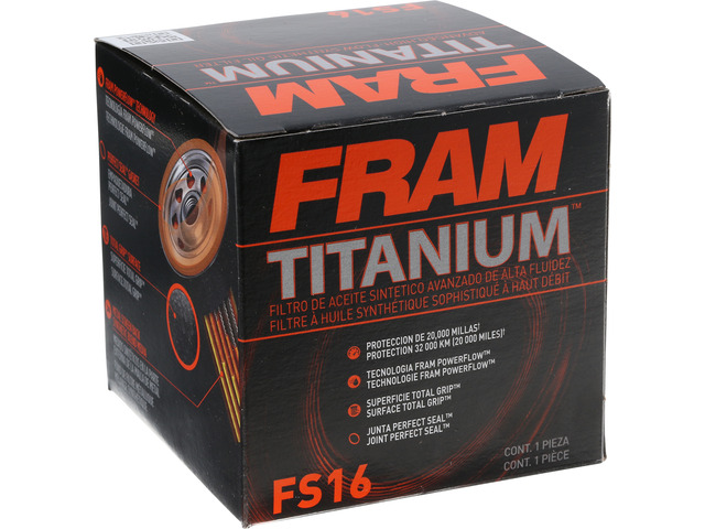 FRAM Titanium™ Oil Filter 3 FRAM Titanium™ Oil Filter