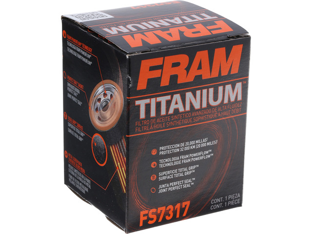 FRAM Titanium™ Oil Filter 3 FRAM Titanium™ Oil Filter