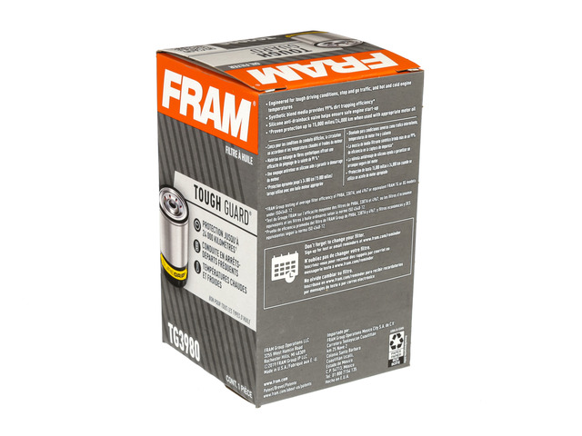 FRAM Tough Guard® Oil Filter 3 FRAM Tough Guard® Oil Filter