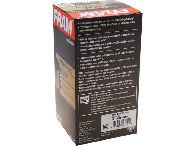 FRAM Ultra Synthetic® Oil Filter