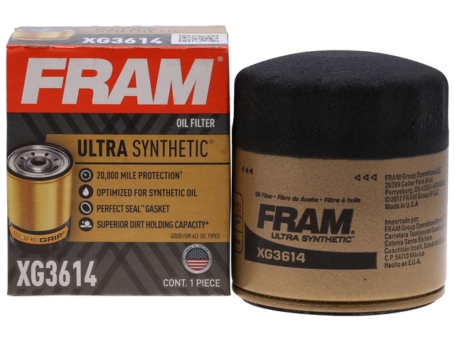 FRAM Ultra Synthetic® Oil Filter 5 FRAM Ultra Synthetic® Oil Filter
