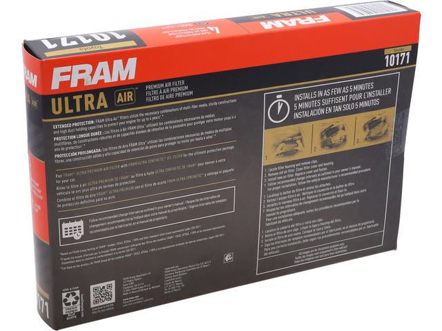 FRAM Ultra Air™ Air Filter 4 FRAM Ultra Air™ Air Filter
