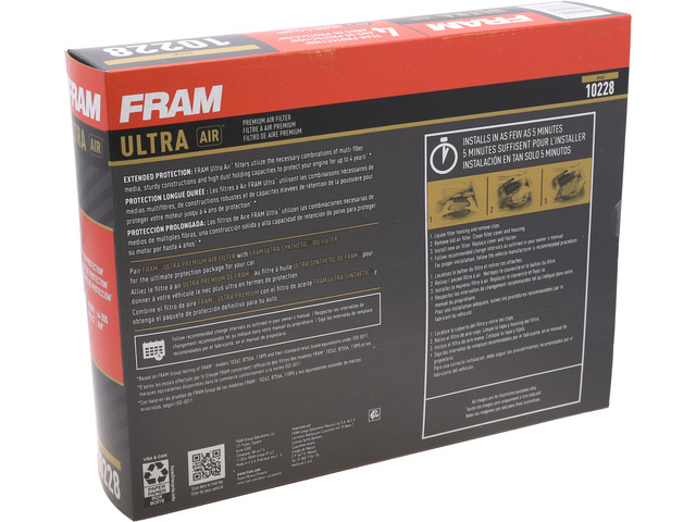 FRAM Ultra Air™ Air Filter 4 FRAM Ultra Air™ Air Filter