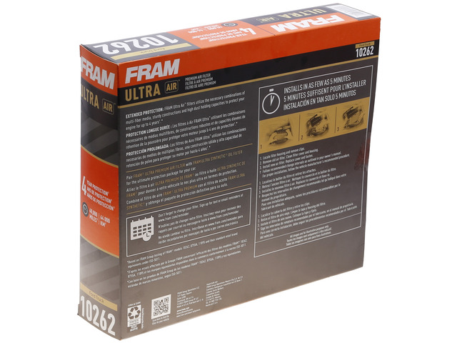 FRAM Ultra Air™ Air Filter 4 FRAM Ultra Air™ Air Filter
