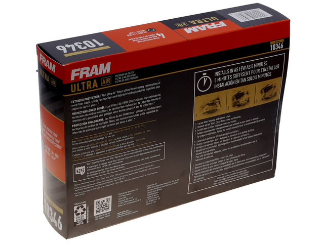 FRAM Ultra Air™ Air Filter 4 FRAM Ultra Air™ Air Filter