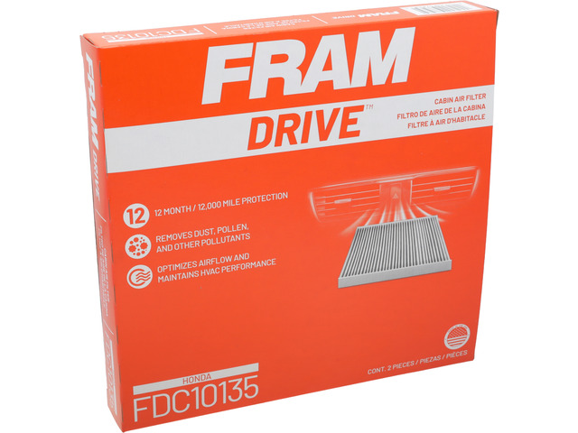 FRAM Drive™ Cabin Air Filter 1 FRAM Drive™ Cabin Air Filter