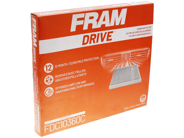 FRAM Drive™ Cabin Air Filter 1 FRAM Drive™ Cabin Air Filter
