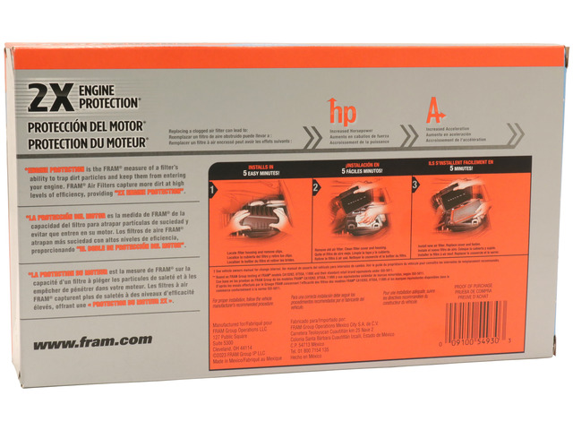 FRAM Extra Guard® Air Filter