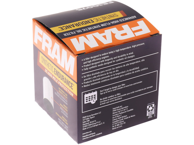 FRAM Synthetic Endurance™ Oil Filter 4 FRAM Synthetic Endurance™ Oil Filter