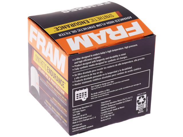 FRAM Synthetic Endurance™ Oil Filter 4 FRAM Synthetic Endurance™ Oil Filter