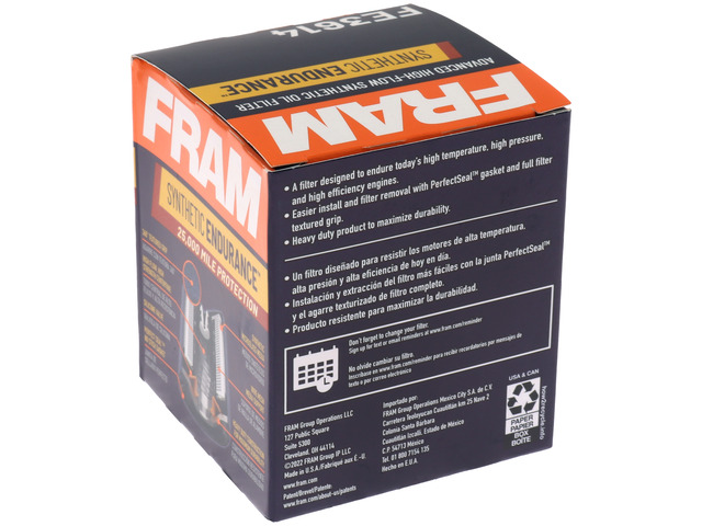 FRAM Synthetic Endurance™ Oil Filter 3 FRAM Synthetic Endurance™ Oil Filter