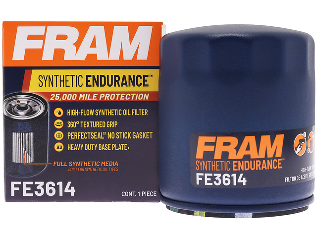 FRAM Synthetic Endurance™ Oil Filter 4 FRAM Synthetic Endurance™ Oil Filter