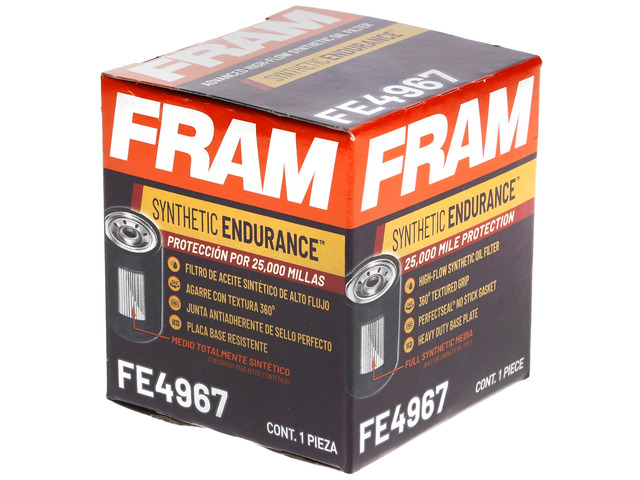 FRAM Synthetic Endurance™ Oil Filter 1 FRAM Synthetic Endurance™ Oil Filter