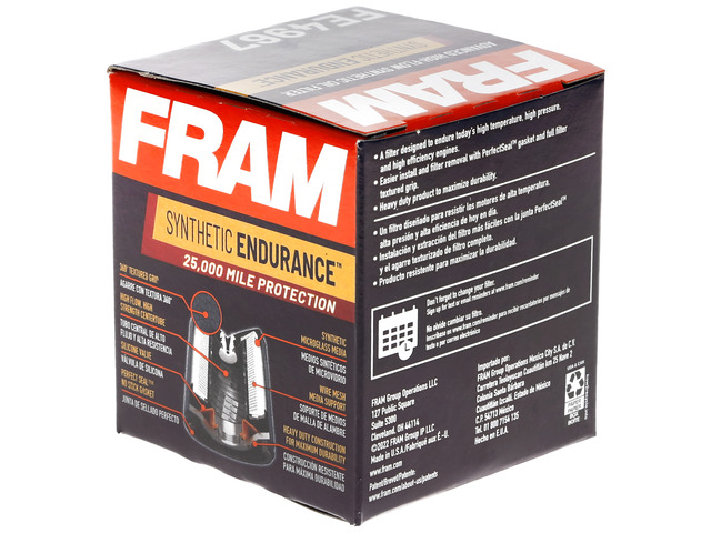 FRAM Synthetic Endurance™ Oil Filter 3 FRAM Synthetic Endurance™ Oil Filter