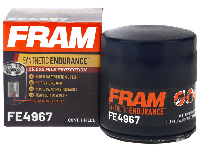 FRAM Synthetic Endurance™ Oil Filter 4 FRAM Synthetic Endurance™ Oil Filter