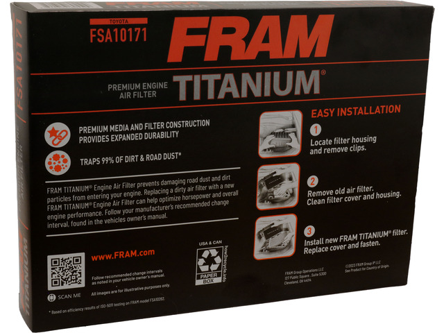 FRAM Titanium® Air Filter