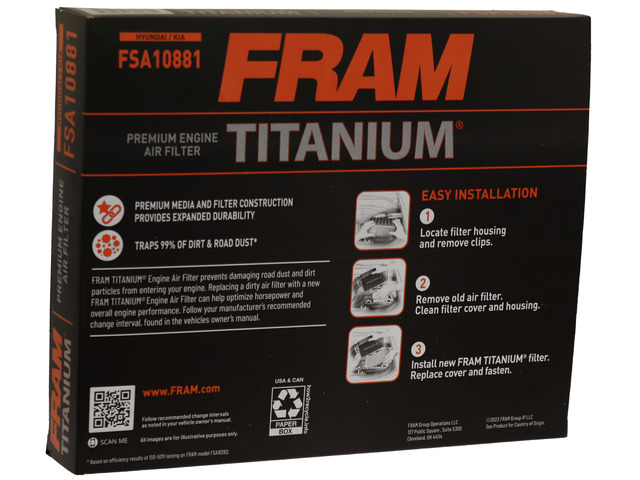 FRAM Titanium® Air Filter