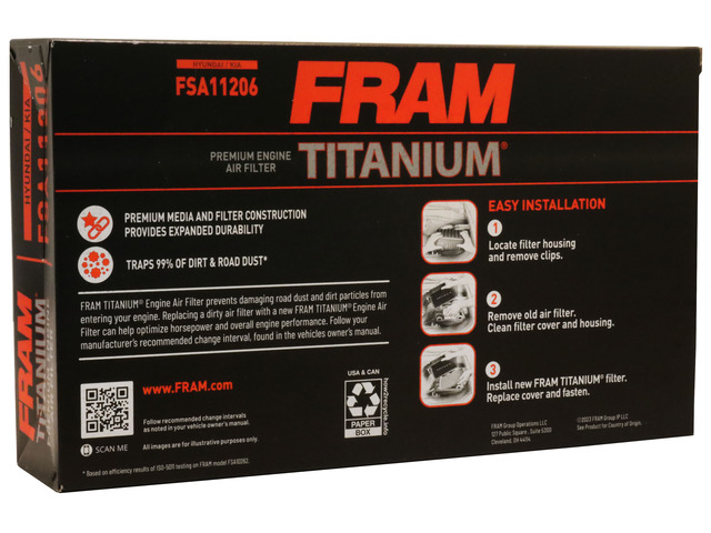 FRAM Titanium® Air Filter