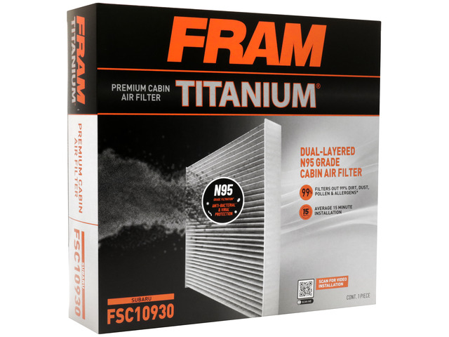 FRAM Titanium® Cabin Air Filter