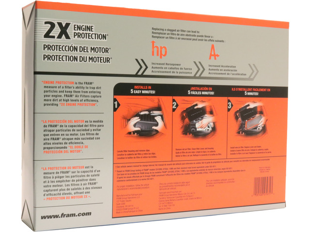 FRAM Extra Guard® Air Filter