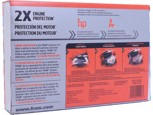 FRAM Extra Guard® Air Filter