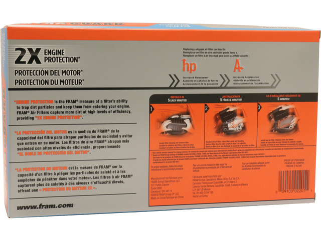 FRAM Extra Guard® Air Filter