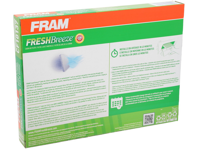 FRAM Fresh Breeze® Cabin Air Filter 4 FRAM Fresh Breeze® Cabin Air Filter