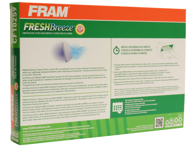 FRAM Fresh Breeze® Cabin Air Filter